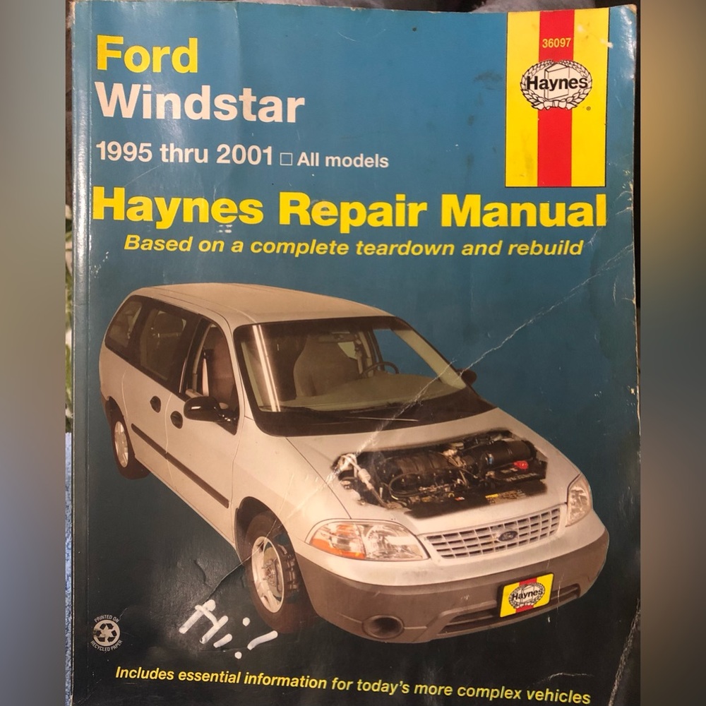 FINAL PRICE 
Haynes 36097 Ford Windstar Repair Manual 1995-2001